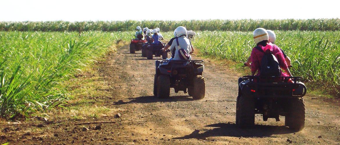 Andrea Lodge Mauritius quad biking