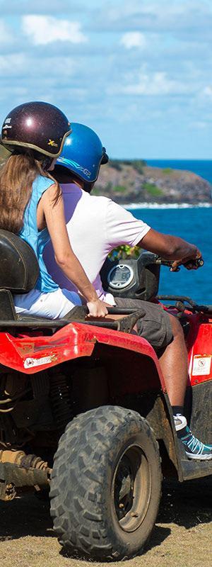 Andrea Lodge Mauritius quad biking 